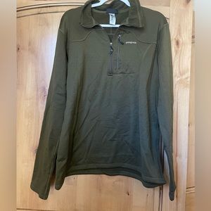 Men’s Patagonia XL Green Pullover half zip